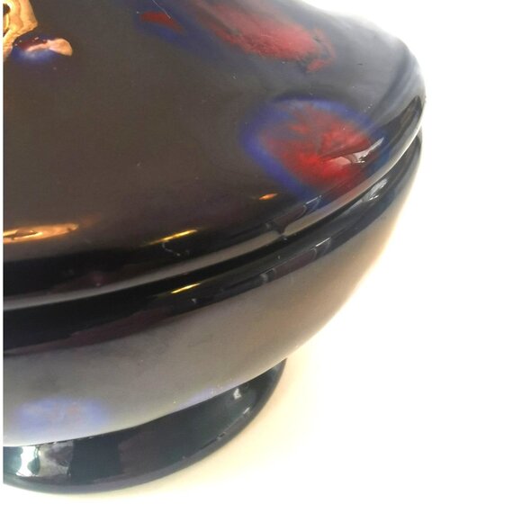 Treat Dispenser Hand Made 1975 Signed F.G. Ceramic - Picture 8 of 9